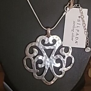 Silpada Sterling Silver Pendant Necklace